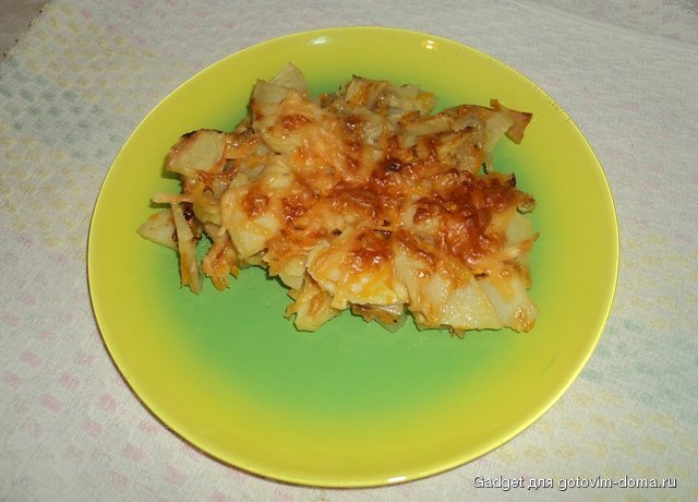 картофель, запеченный с тыквой и сыром.JPG
