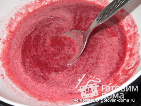 Творожный пудинг с ягодным топпингом фото к рецепту 5