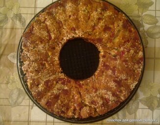 Пирог "Пицца внутри"