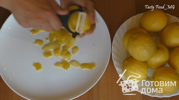 Лимончелло (сицилийский лимонный ликер) фото к рецепту 1