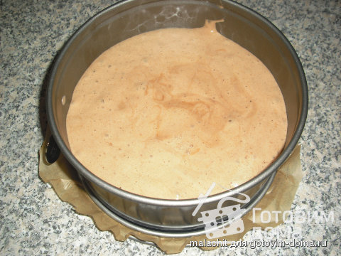 Шоколадный бисквит (Wiener Masse mit Kakao) фото к рецепту 7