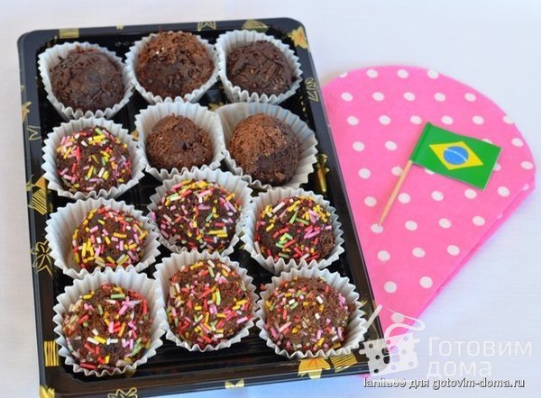 &quot;Brigadeiro&quot; -бразильские конфеты фото к рецепту 3