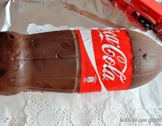 "Бутылка Coca- Cola" торт