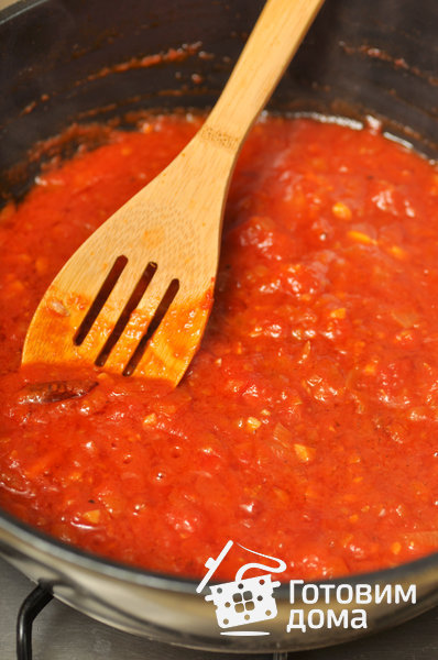 Паста с тунцом и помидорами фото к рецепту 3