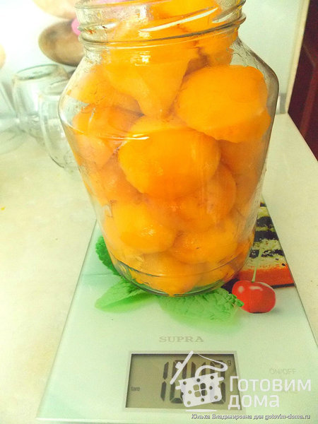 Нектарины (персики)  в сиропе фото к рецепту 2