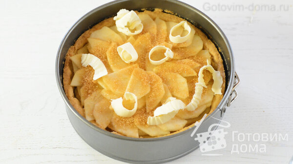 Яблочный Пирог со сметанным кремом фото к рецепту 10