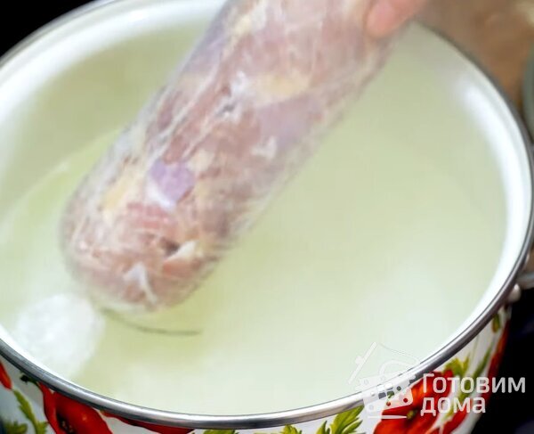 Куриная колбаса без желатина и оболочки фото к рецепту 3