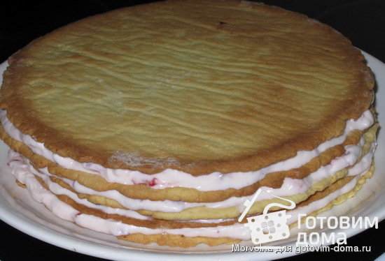 Торт с клубникой (песочный) фото к рецепту 7