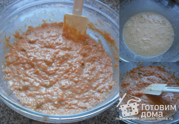 Морковно-яблочные капкейки с грецкими орешками фото к рецепту 2