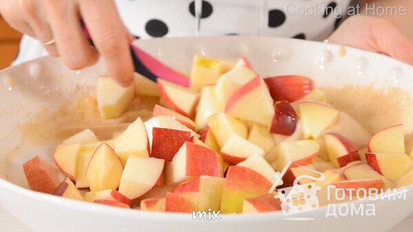 Яблочный Пирог быстрый и простой рецепт фото к рецепту 3