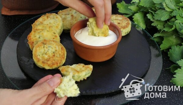 Сырники с сыром и зеленью фото к рецепту 14