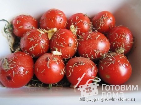 Запеченые пряные помидоры черри фото к рецепту 2