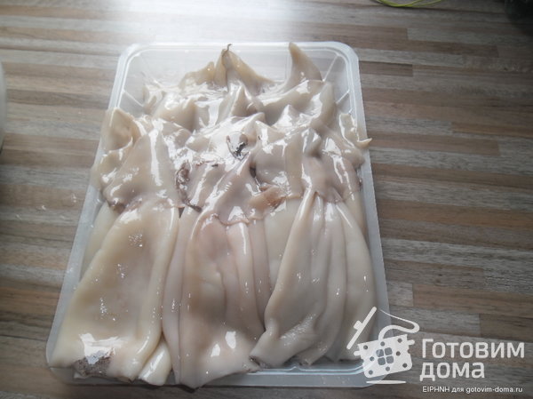 Каламарья гемиста (Кальмары фаршированные рисом) фото к рецепту 2