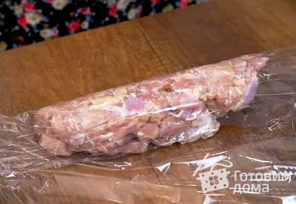 Куриная колбаса без желатина и оболочки фото к рецепту 2