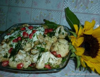 Салат "Новинка"с цветной капустой