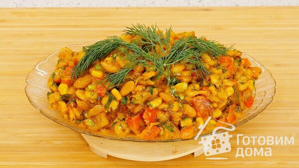 Рагу а-ля индийское карри с картошкой, фасолью, зеленью, сыром, креветками и множеством специй фото к рецепту 12