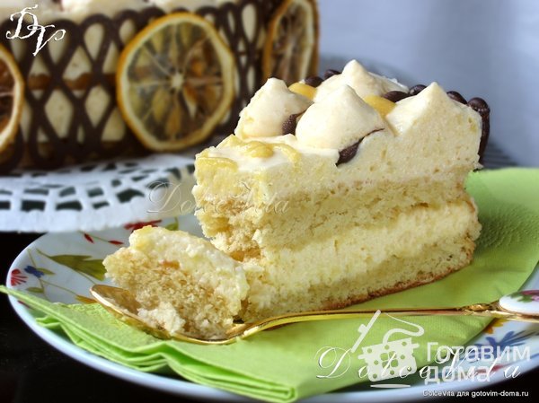 Торт-десерт &quot;Лимонный тирамису&quot; от Salvatore De Riso фото к рецепту 13