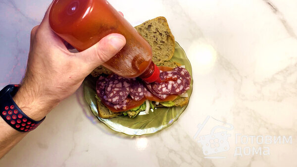 Сэндвич с КОУЛ СЛОУ: вкусное сочетание свежести и аромата фото к рецепту 11