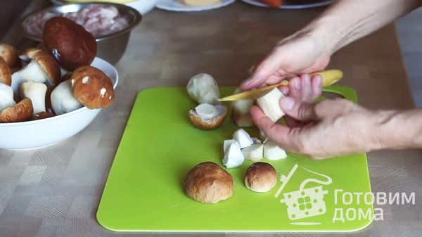 Картошка в горшочках с мясом и грибами фото к рецепту 1