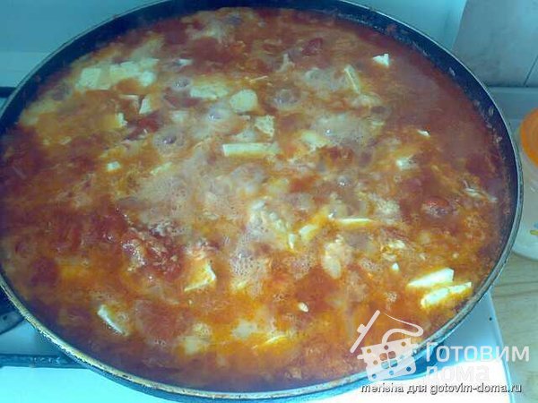 Яичница с помидорами и сыром фото к рецепту 2