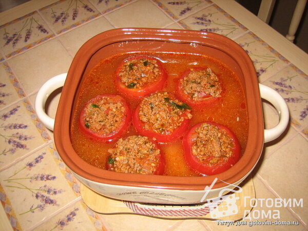 Фаршированные помидоры по-восточному фото к рецепту 9