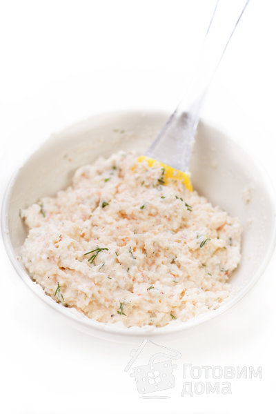 Роллы из огурца с креветками, сливочным сыром и лососем фото к рецепту 5