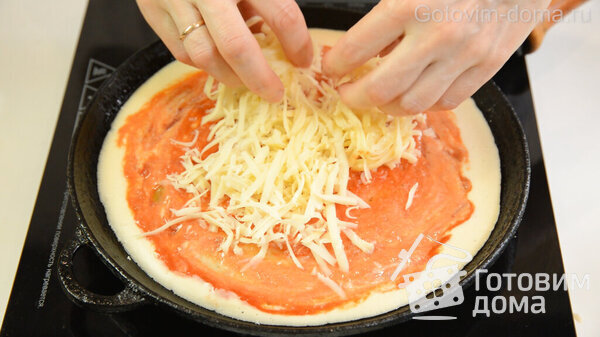 Быстрая Пицца на Сковороде за 5 минут фото к рецепту 3