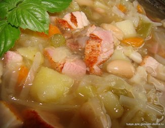 Гарбюр -густой крестьянский суп с капустой
