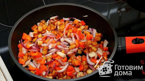 Рагу а-ля индийское карри с картошкой, фасолью, зеленью, сыром, креветками и множеством специй фото к рецепту 6