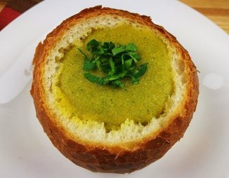 Диетический суп с брокколи и тыквой