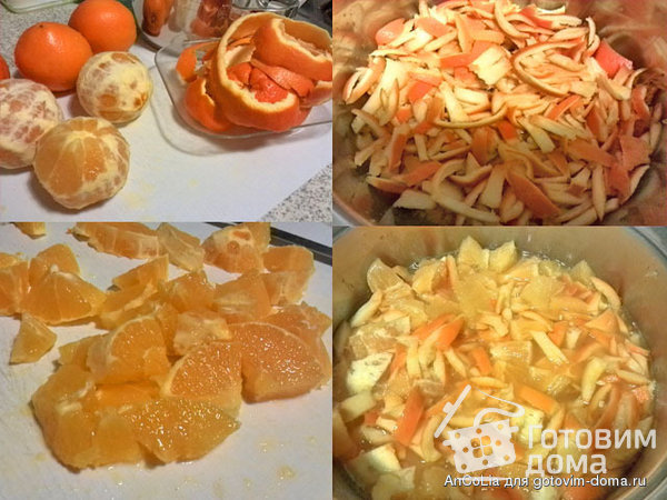 Апельсиновый мармелад + Рулет с апельсиновым мармеладом и взбитыми сливками фото к рецепту 3