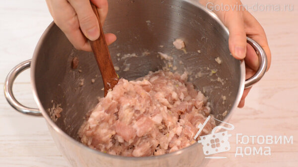 Колбаса Домашняя (из свинины с курицей и чесноком) фото к рецепту 3