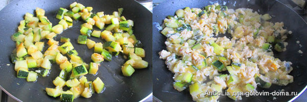 Тушёные кабачки с яйцом и чесноком или &quot;Чихиртма&quot; фото к рецепту 2