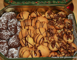 Рождественское печенье разных сортов