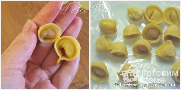 Тортеллини и рецепт теста для итальянской пасты фото к рецепту 8
