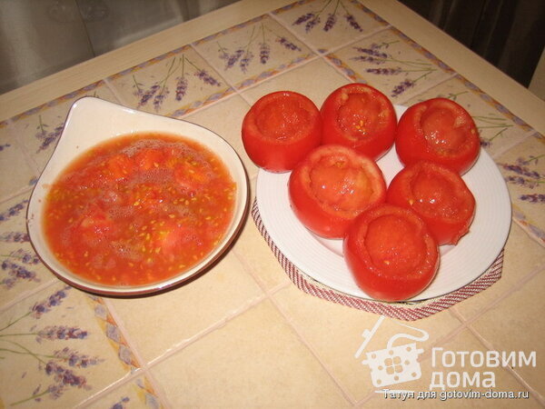 Фаршированные помидоры по-восточному фото к рецепту 4
