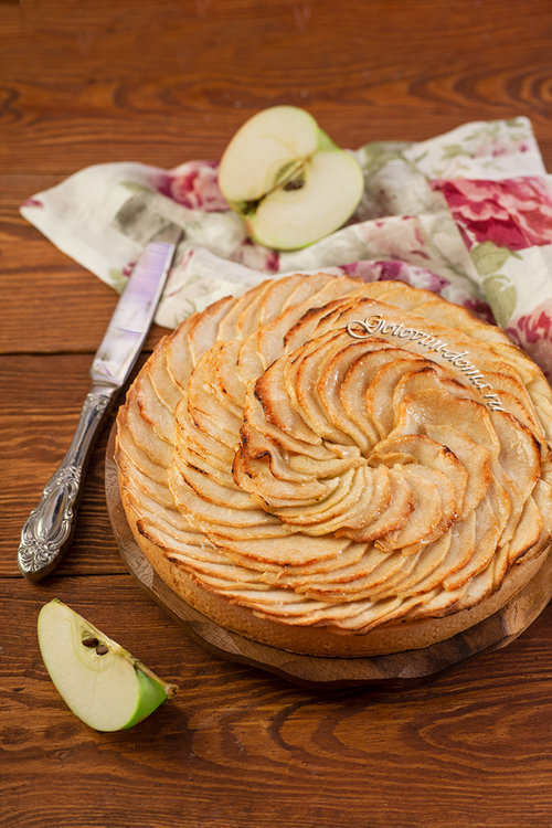 Яблочный пирог / Яблочный Тарт на песочном тесте