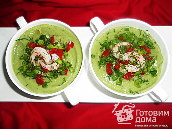 Холодный крем-суп из авокадо фото к рецепту 2