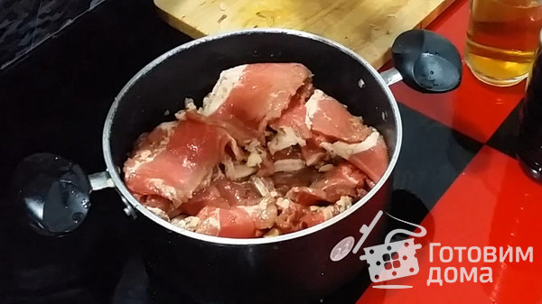 Сушеное (Вяленое) мясо к пиву в дегидраторе фото к рецепту 4