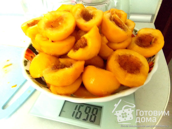 Нектарины (персики)  в сиропе фото к рецепту 1