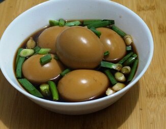 Кэран чанчорим (계란장조림)  Корейская закуска из яиц