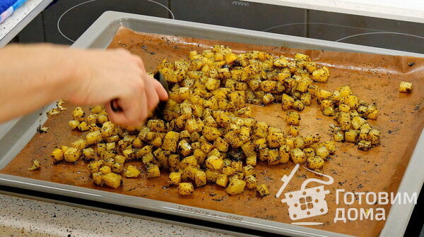 Картошка, запечённая в духовке с водорослями нори фото к рецепту 7