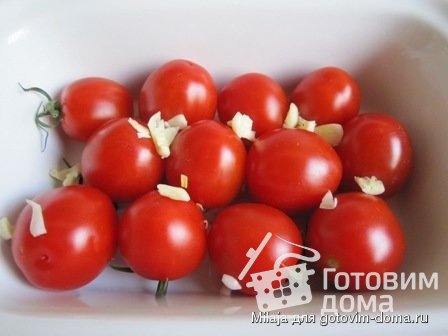 Запеченые пряные помидоры черри фото к рецепту 1