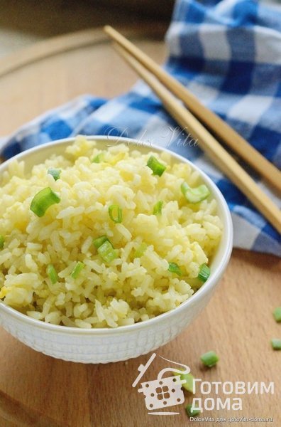 Рис, обжаренный с яйцом по-китайски фото к рецепту 1
