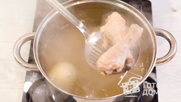 Куриный суп с вермишелью фото к рецепту 4