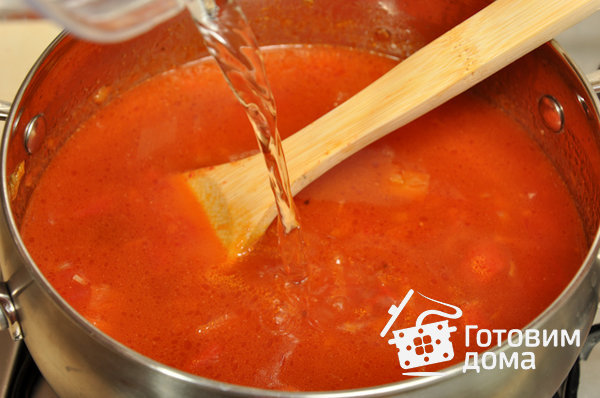 Суп-пюре с консервированной фасолью и томатами фото к рецепту 5