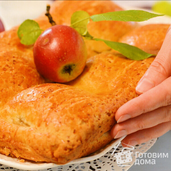 Самый Вкусный Яблочный Пирог к Чаю фото к рецепту 15