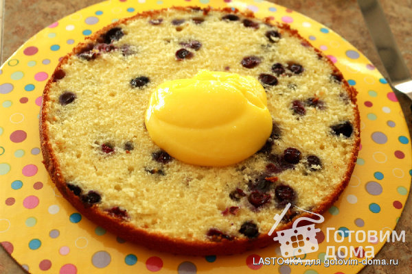 Lemon-Blueberry Macaron Delight Cake-торт&quot;Восторг&quot; фото к рецепту 15