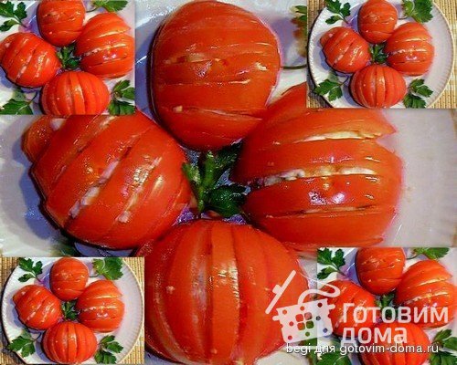 Необычные фаршированные помидоры фото к рецепту 2