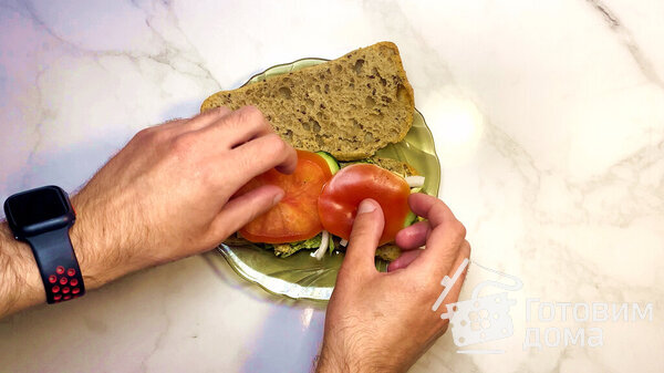 Сэндвич с КОУЛ СЛОУ: вкусное сочетание свежести и аромата фото к рецепту 10